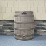 Light Gray rain barrel